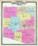 Randolph County Outline Map, Randolph County 1910